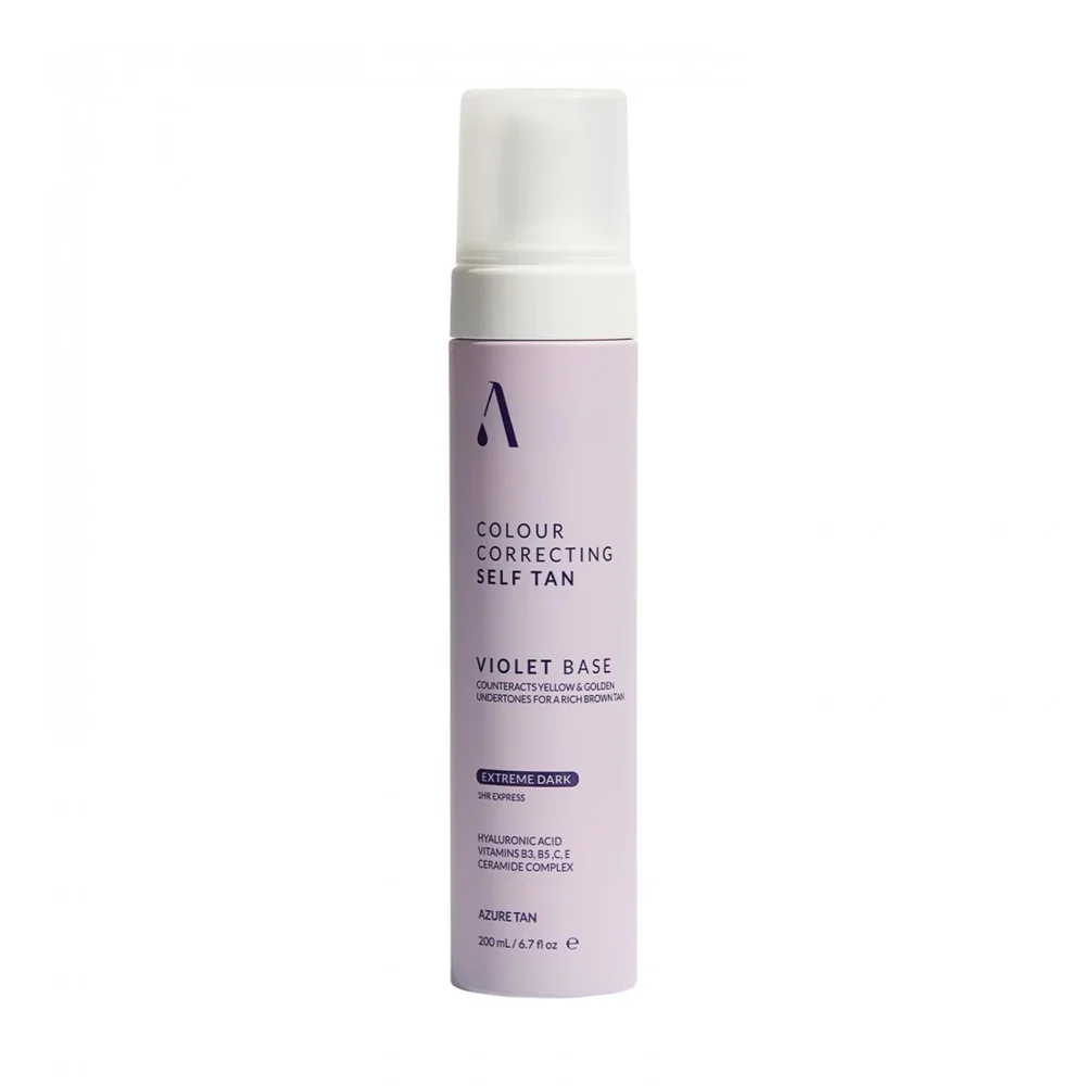 Azure Tan 自美肌防晒慕斯 - 紫调基底 200ml- 冷白皮专属